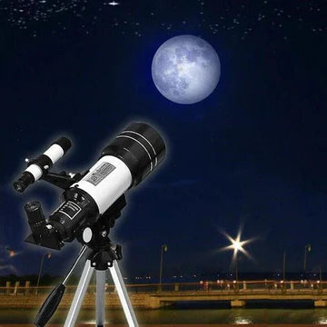 Professional Astronomical Telescope - Moon-Watching W/ Tripod Table Present - 150x Zoom