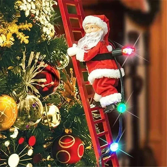 Climbing Santa