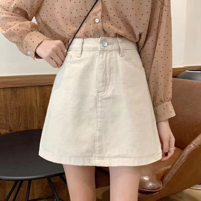 Summer Denim Short Skirt for Women, High Waist Sexy Tight Fit | Y2K Bag Hip Mini Skirt, Stretchy Jeans Skirt for Ladies